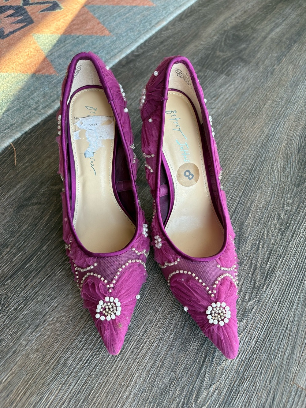Like New Betsey Johnson Roxie Pumps - Picture 4 of 7